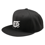 Flat Bill Snapback Badge - Black