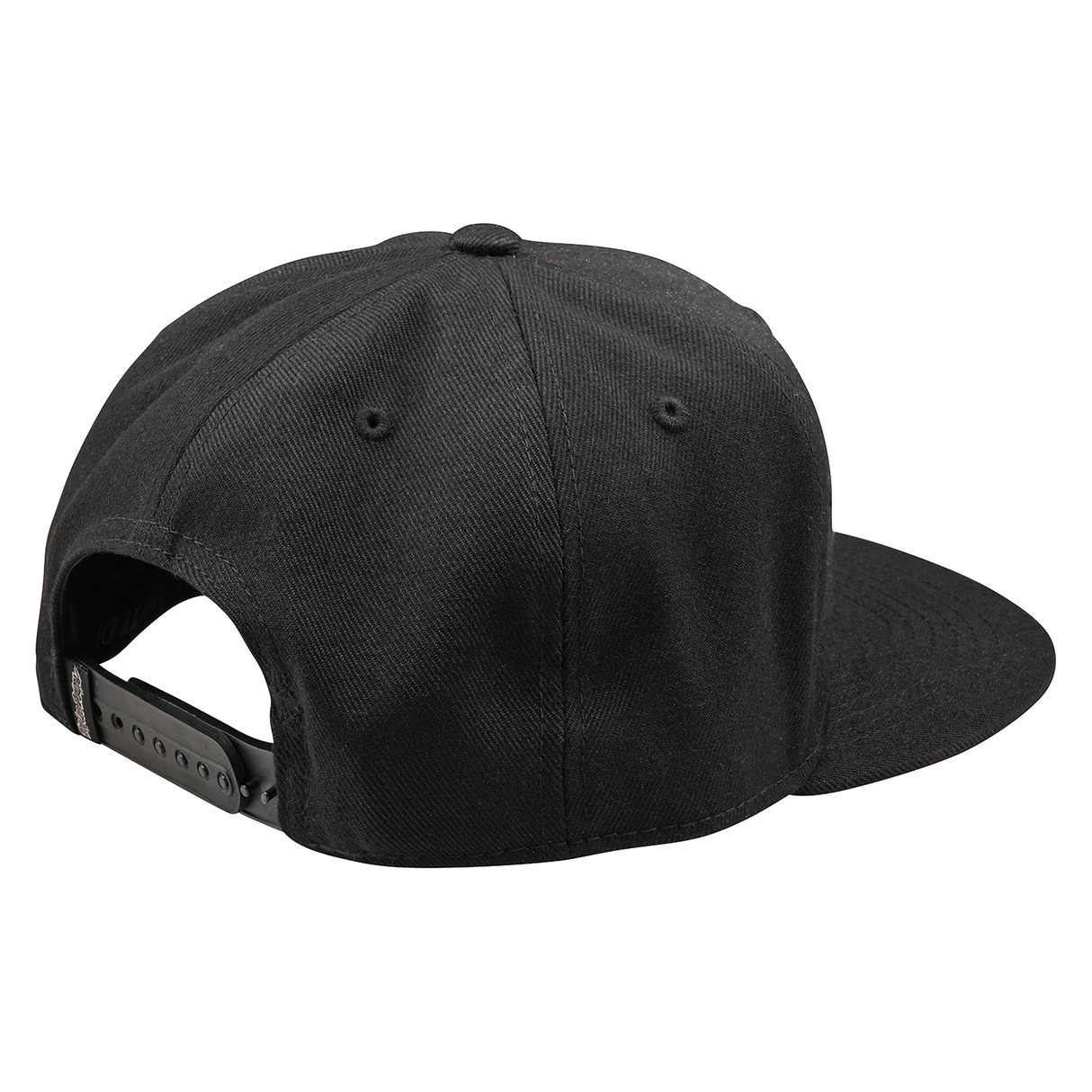 Flat Bill Snapback Badge - Black