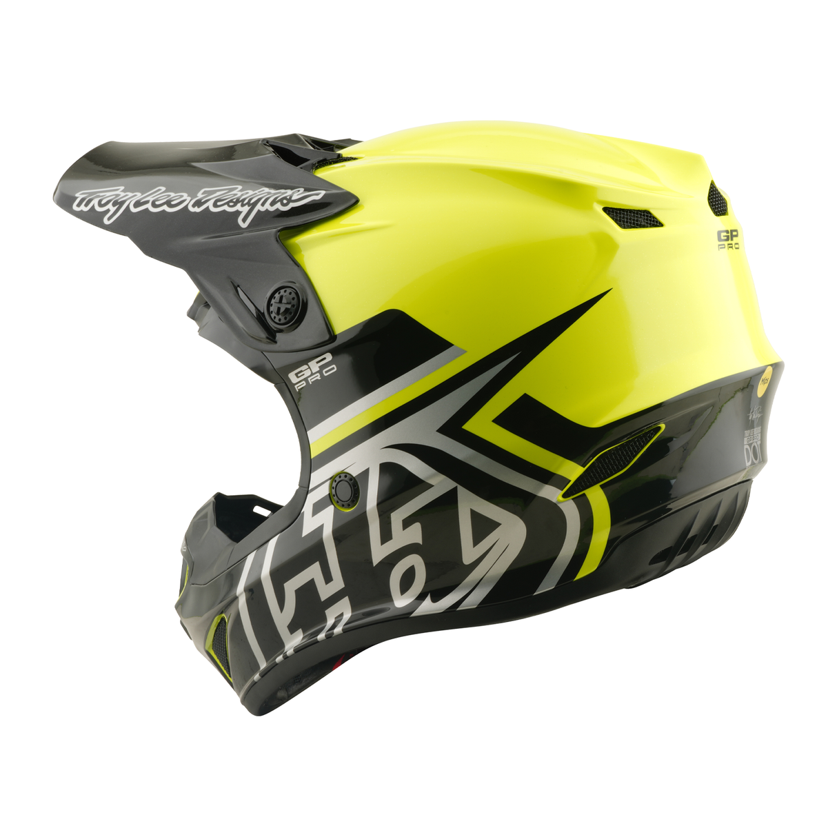 Youth GP PRO Helmet w/Mips Mono - Flo Yellow