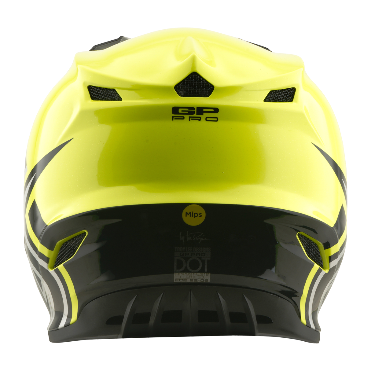 Youth GP PRO Helmet w/Mips Mono - Flo Yellow