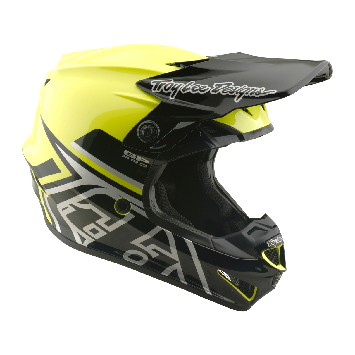 Youth GP PRO Helmet w/Mips Mono - Flo Yellow