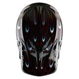 Troy Lee Designs SE5 Carbon Torched Helmet - Black / Red