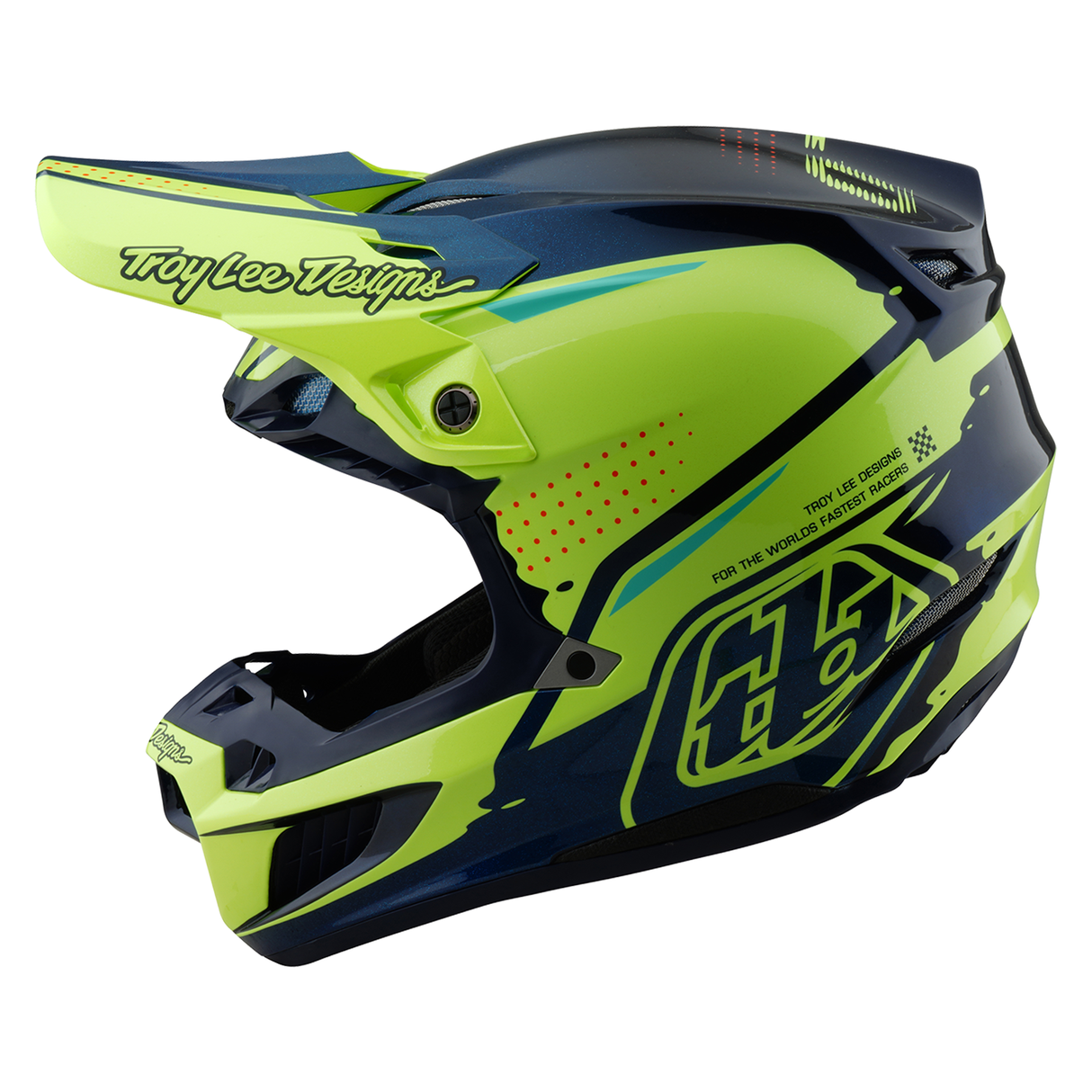 Troy Lee Designs SE5 Composite Drip Helmet - Yellow