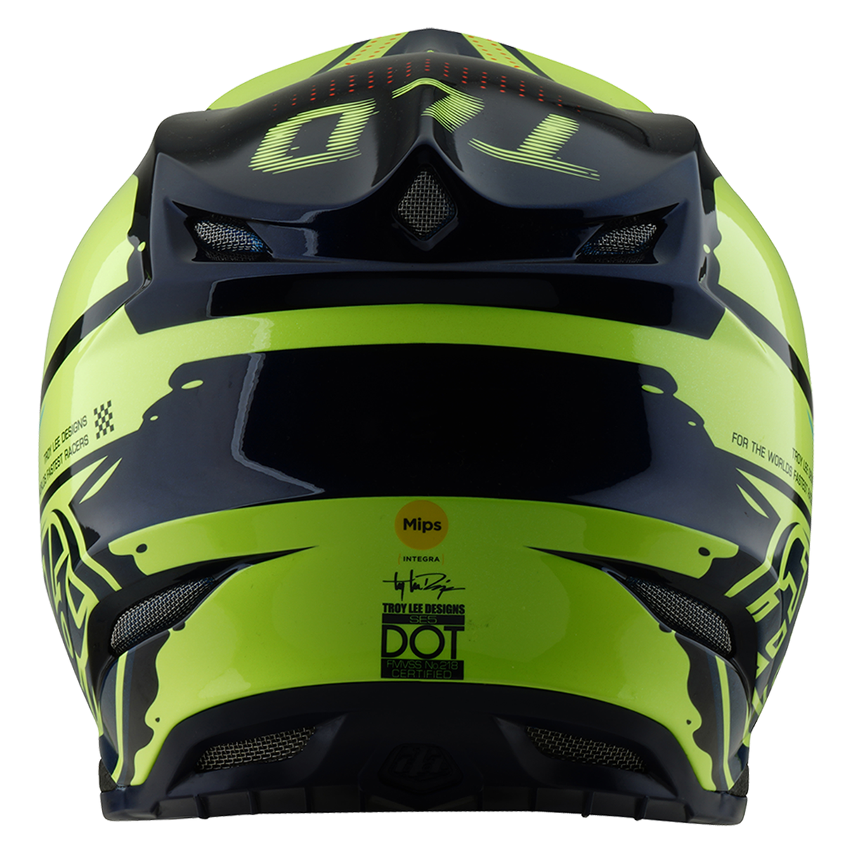Troy Lee Designs SE5 Composite Drip Helmet - Yellow