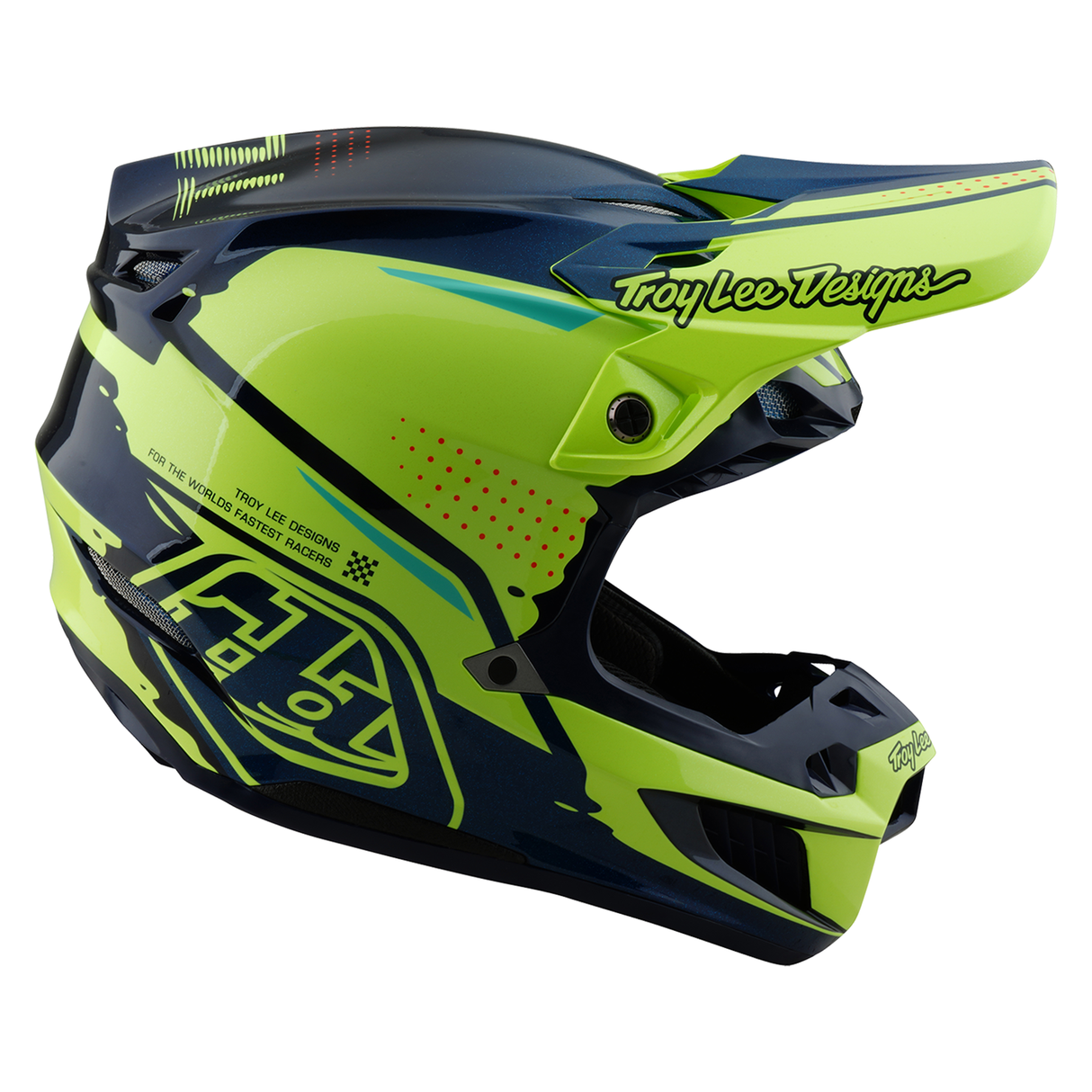 Troy Lee Designs SE5 Composite Drip Helmet - Yellow