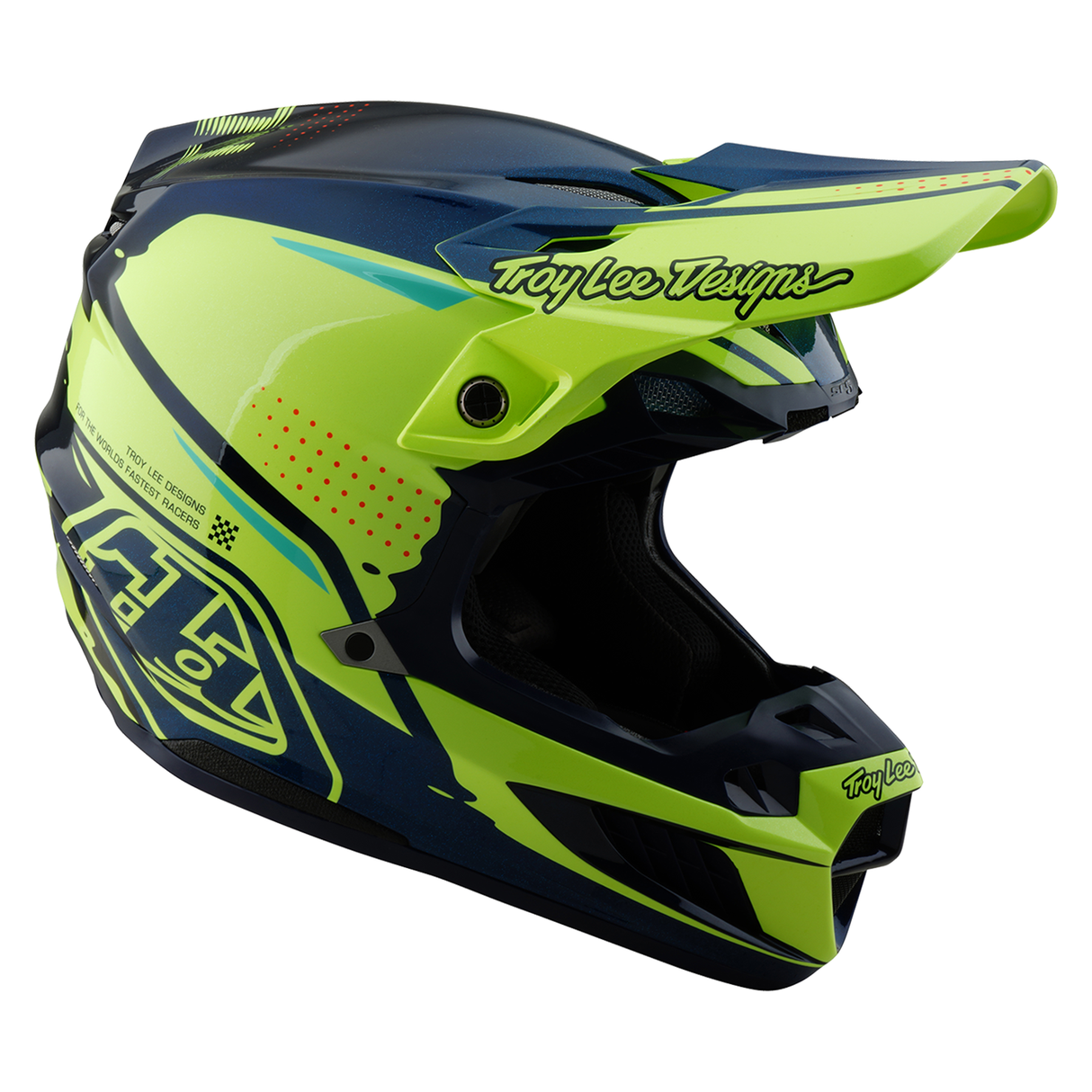 Troy Lee Designs SE5 Composite Drip Helmet - Yellow