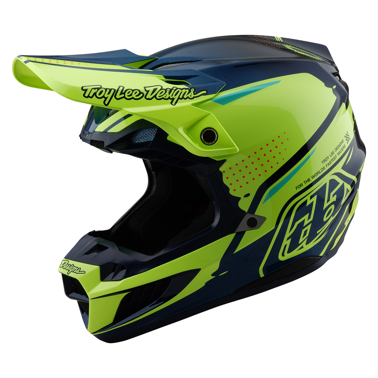 Troy Lee Designs SE5 Composite Drip Helmet - Yellow