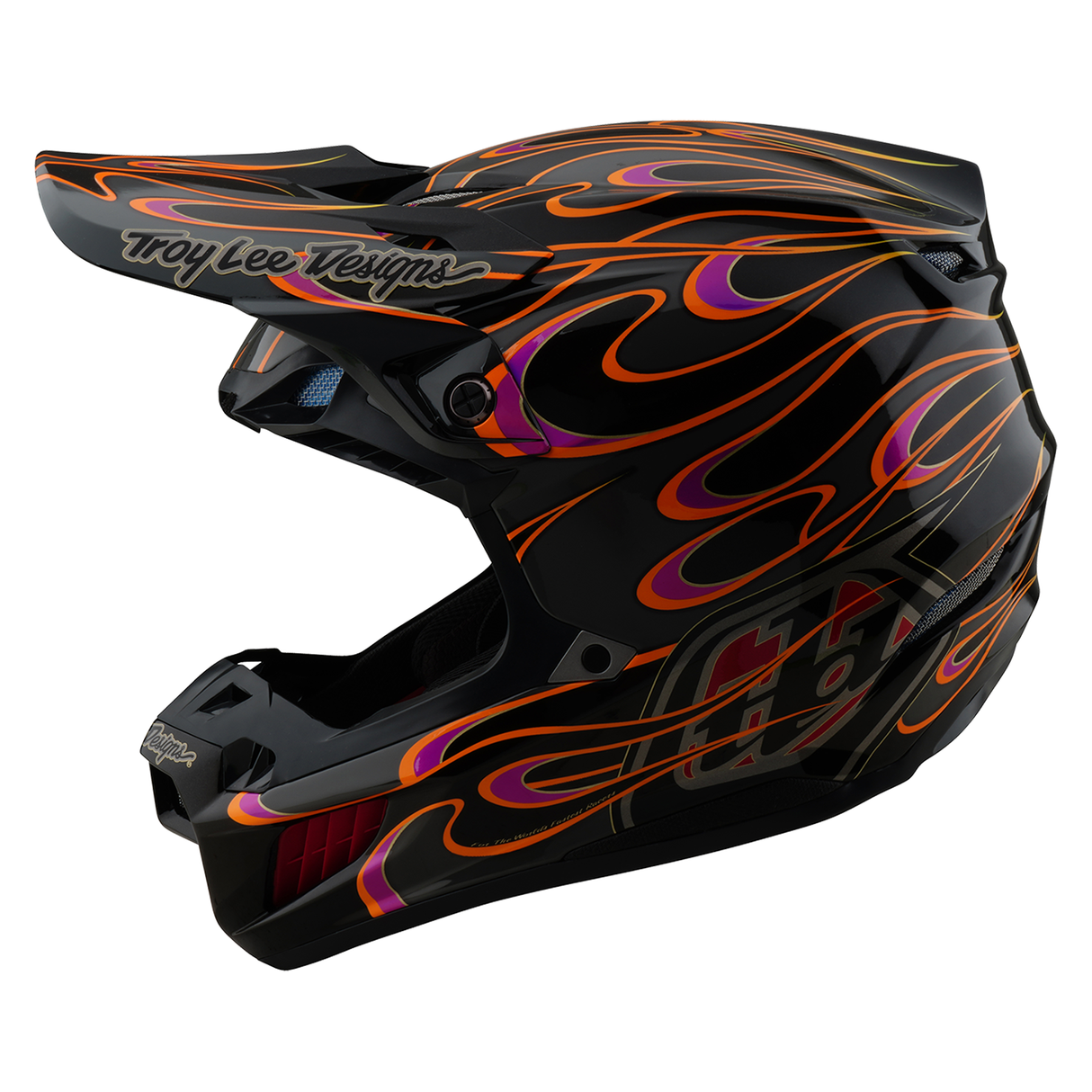 Troy Lee Designs SE5 Composite Torched Helmet - Black/Grey