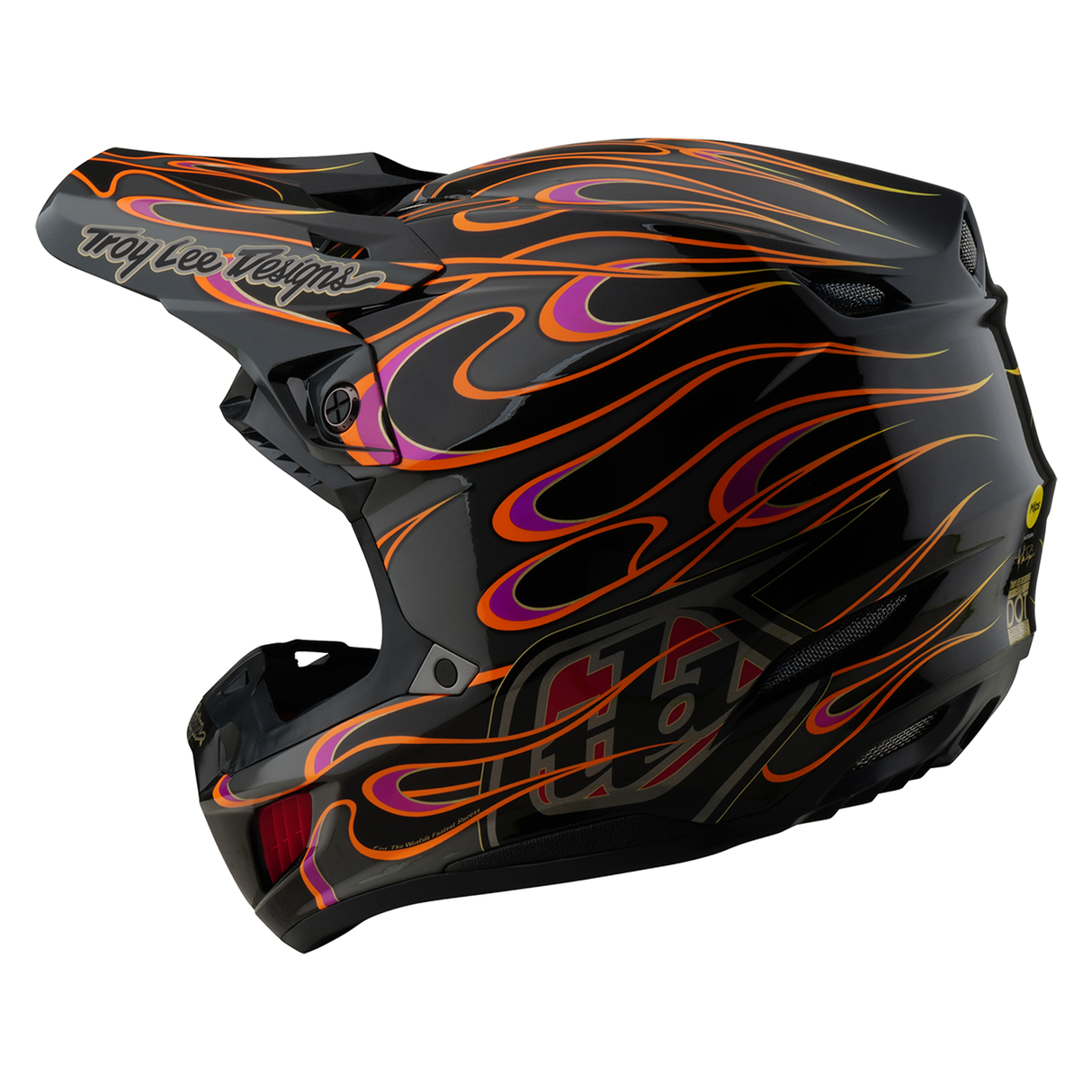 Troy Lee Designs SE5 Composite Torched Helmet - Black/Grey