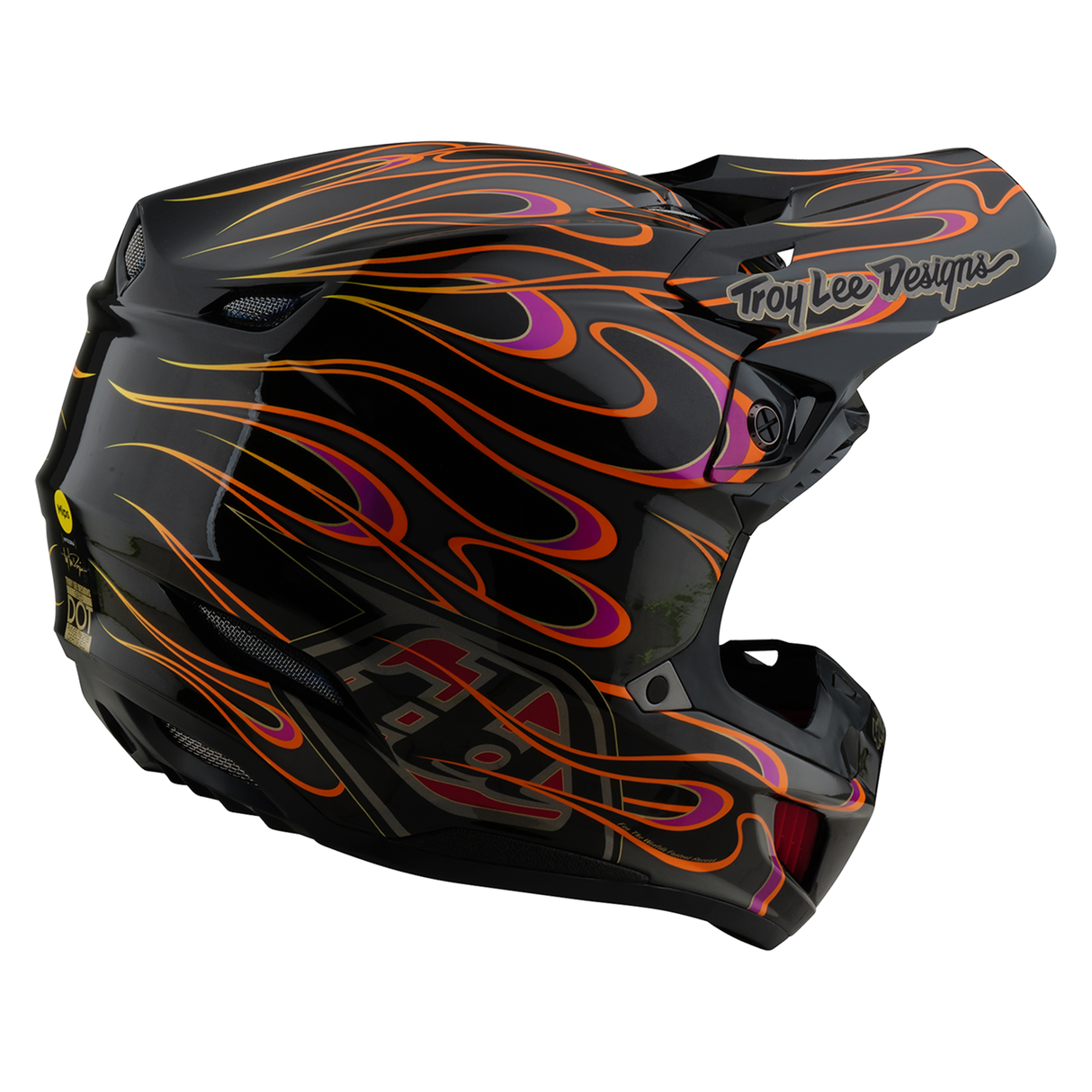 Troy Lee Designs SE5 Composite Torched Helmet - Black/Grey