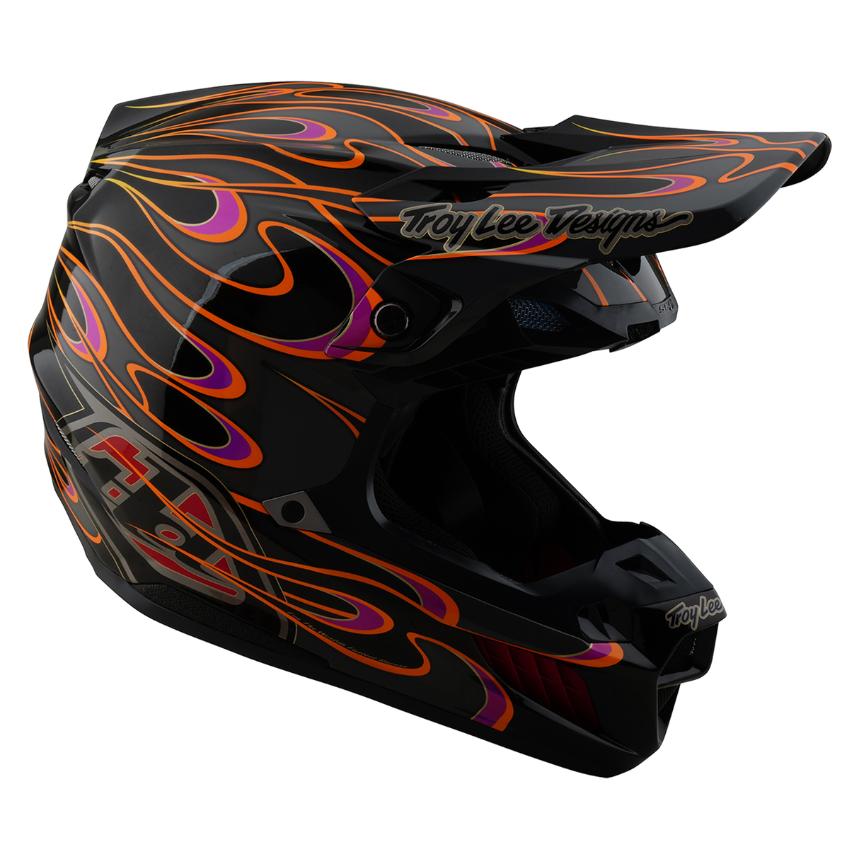 Troy Lee Designs SE5 Composite Torched Helmet - Black/Grey