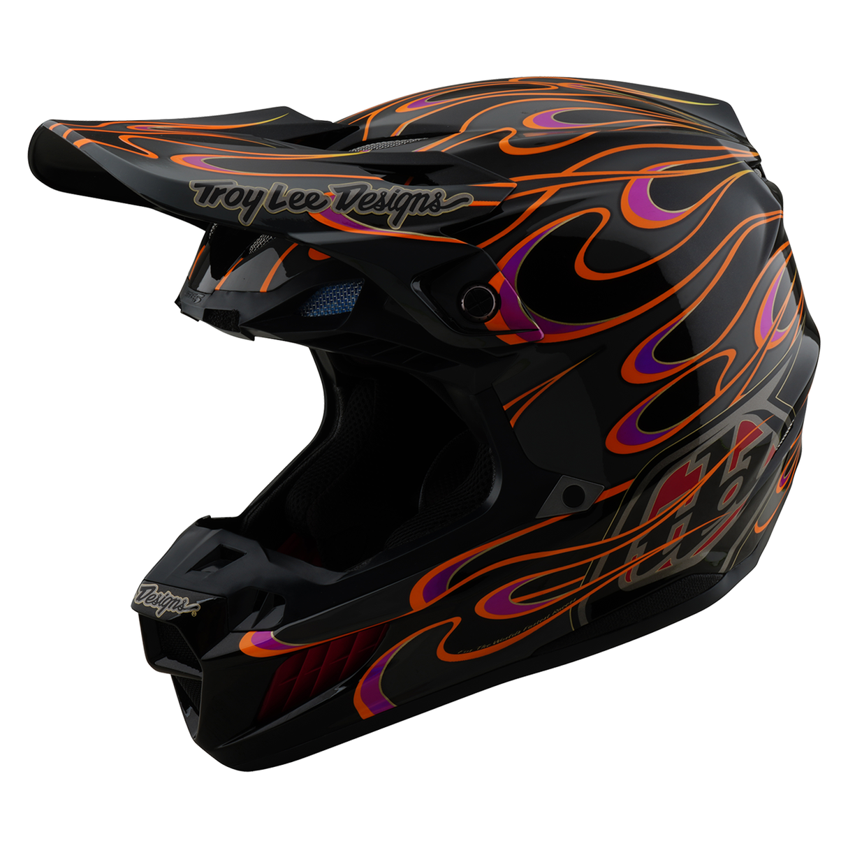 Troy Lee Designs SE5 Composite Torched Helmet - Black/Grey