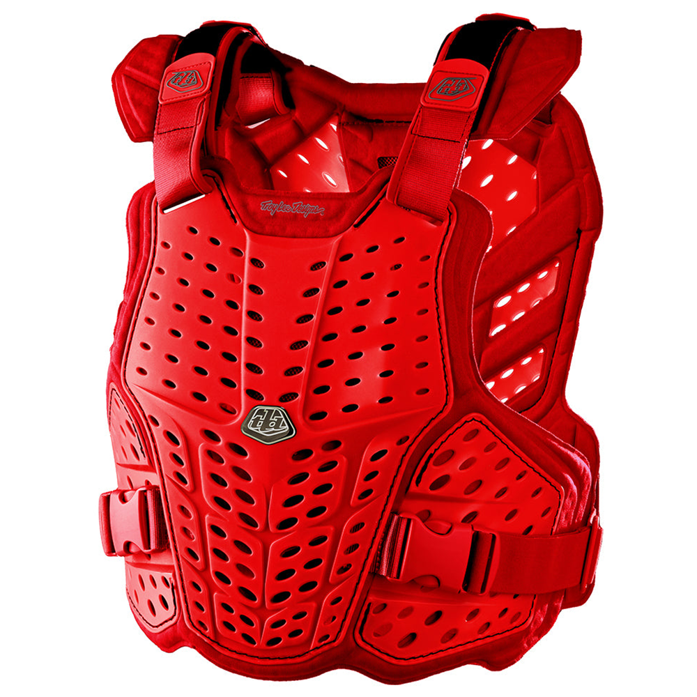 Youth Rockfight Chest Protector - Solid Red