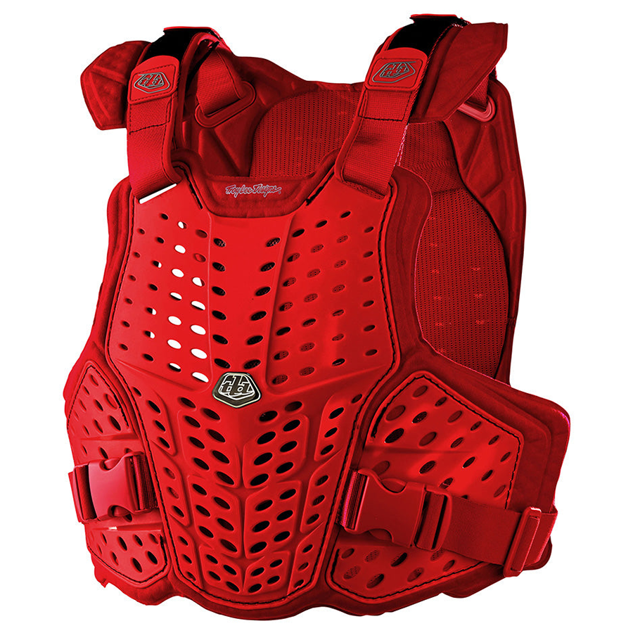 Rockfight CE Chest Protector - Solid Red