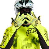 Troy Lee Designs AIR Blotted Gloves - Flo Yellow