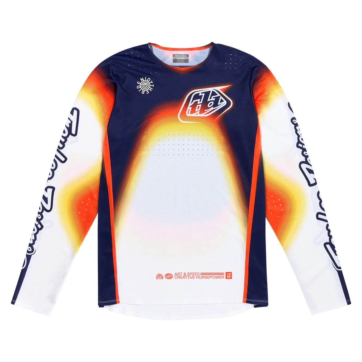Troy Lee Designs SE PRO ARRAY KIT COMBO - WHITE NAVY