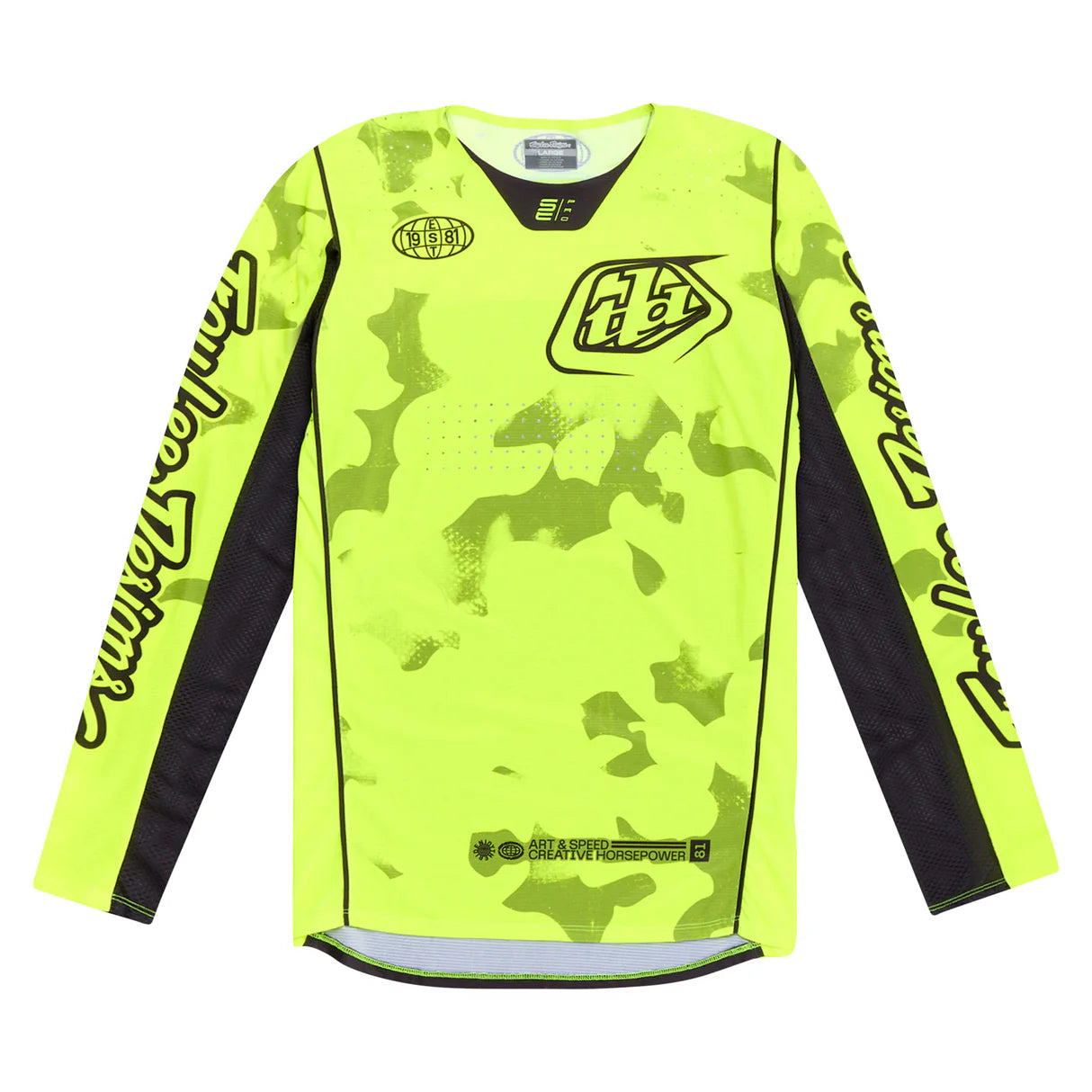 Troy Lee Designs SE PRO BLOTTED KIT COMBO - FLO YELLOW