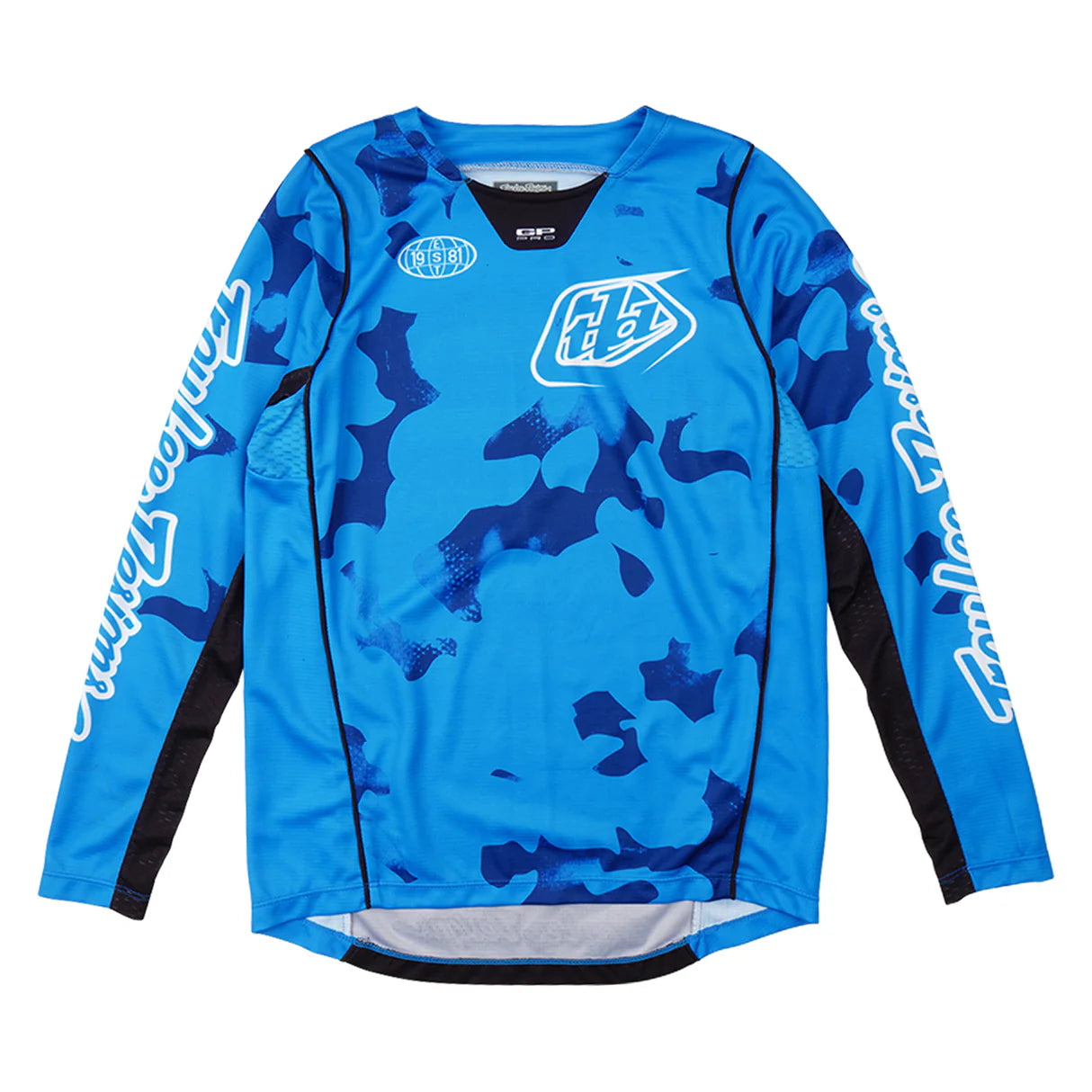 Troy Lee Designs GP PRO YOUTH BLOTTED KIT COMBO - BRIGHT BLUE