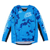 Troy Lee Designs GP PRO YOUTH BLOTTED KIT COMBO - BRIGHT BLUE