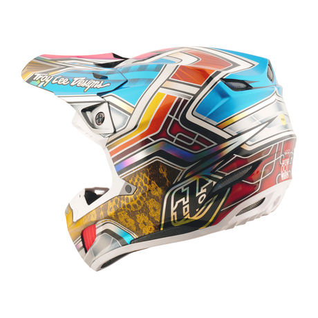 Troy Lee Designs SE5 Carbon Lowrider Helmet - Silver