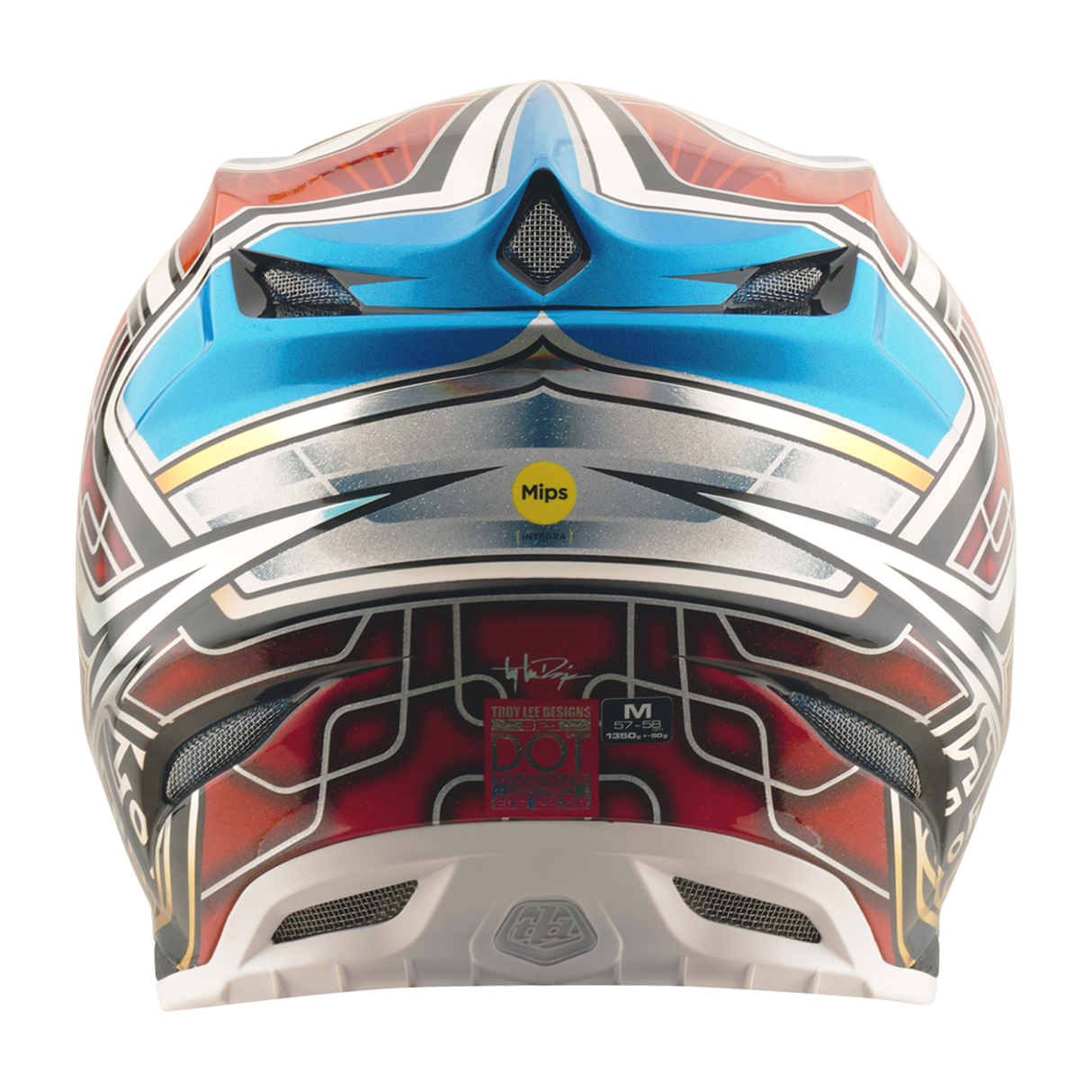 Troy Lee Designs SE5 Carbon Lowrider Helmet - Silver