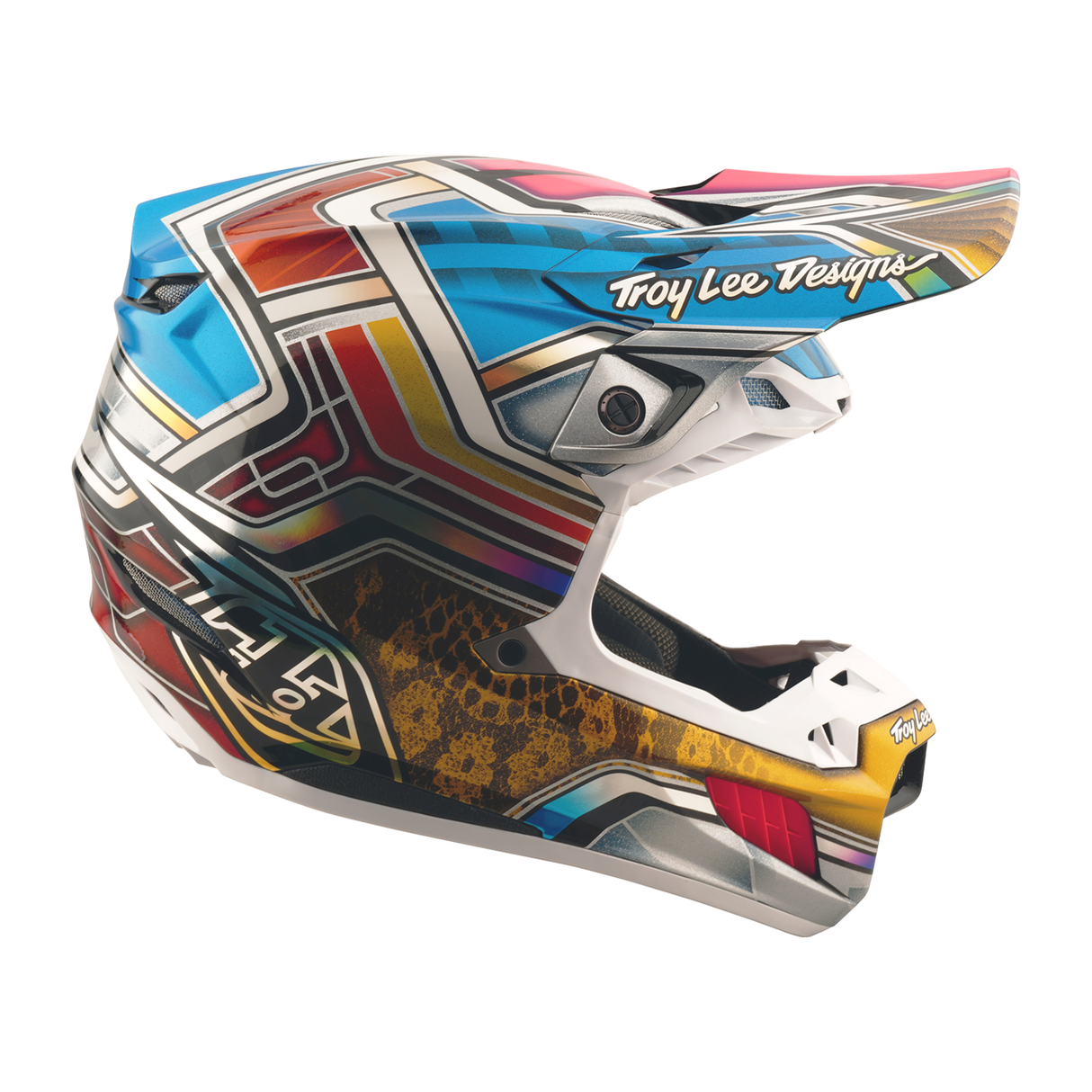 Troy Lee Designs SE5 Carbon Lowrider Helmet - Silver