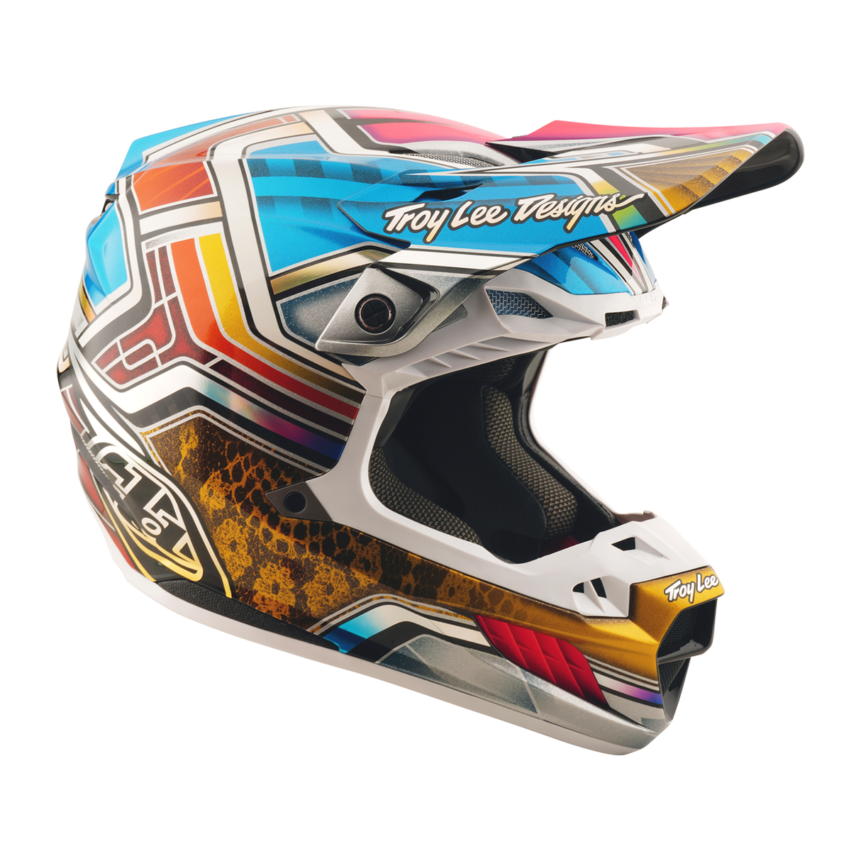 Troy Lee Designs SE5 Carbon Lowrider Helmet - Silver
