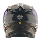 Troy Lee Designs SE5 Carbon Stripes Helmet - Black / Purple