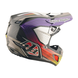 Troy Lee Designs SE5 Carbon Stripes Helmet - Black / Purple
