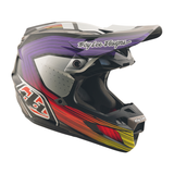 Troy Lee Designs SE5 Carbon Stripes Helmet - Black / Purple
