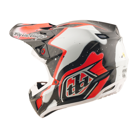Troy Lee Designs SE5 Carbon Membrane Helmet - Black / Red