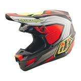 Troy Lee Designs SE5 Composite Stripes Helmet - Black / Infra Red