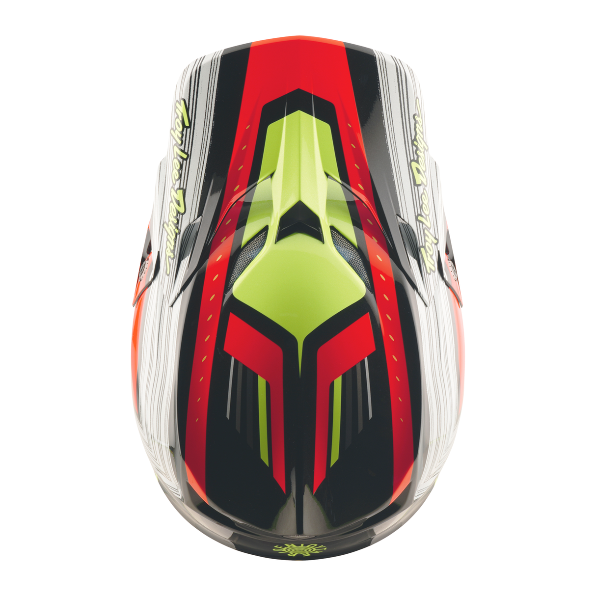 Troy Lee Designs SE5 Composite Stripes Helmet - Black / Infra Red