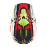 Troy Lee Designs SE5 Composite Stripes Helmet - Black / Infra Red