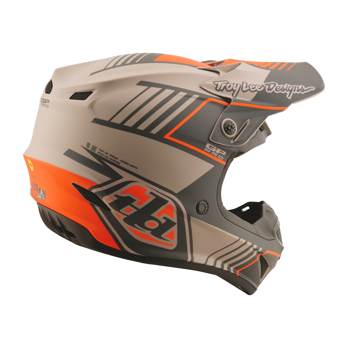 Troy Lee Designs GP PRO Segment Helmet - Taupe