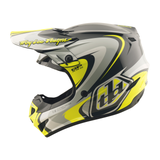 Troy Lee Designs GP PRO Crossover Helmet - Grey / Flo Yellow