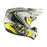 Troy Lee Designs GP PRO Crossover Helmet - Grey / Flo Yellow