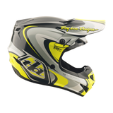 Troy Lee Designs GP PRO Crossover Helmet - Grey / Flo Yellow
