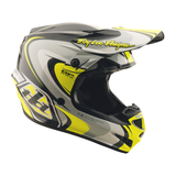 Troy Lee Designs GP PRO Crossover Helmet - Grey / Flo Yellow