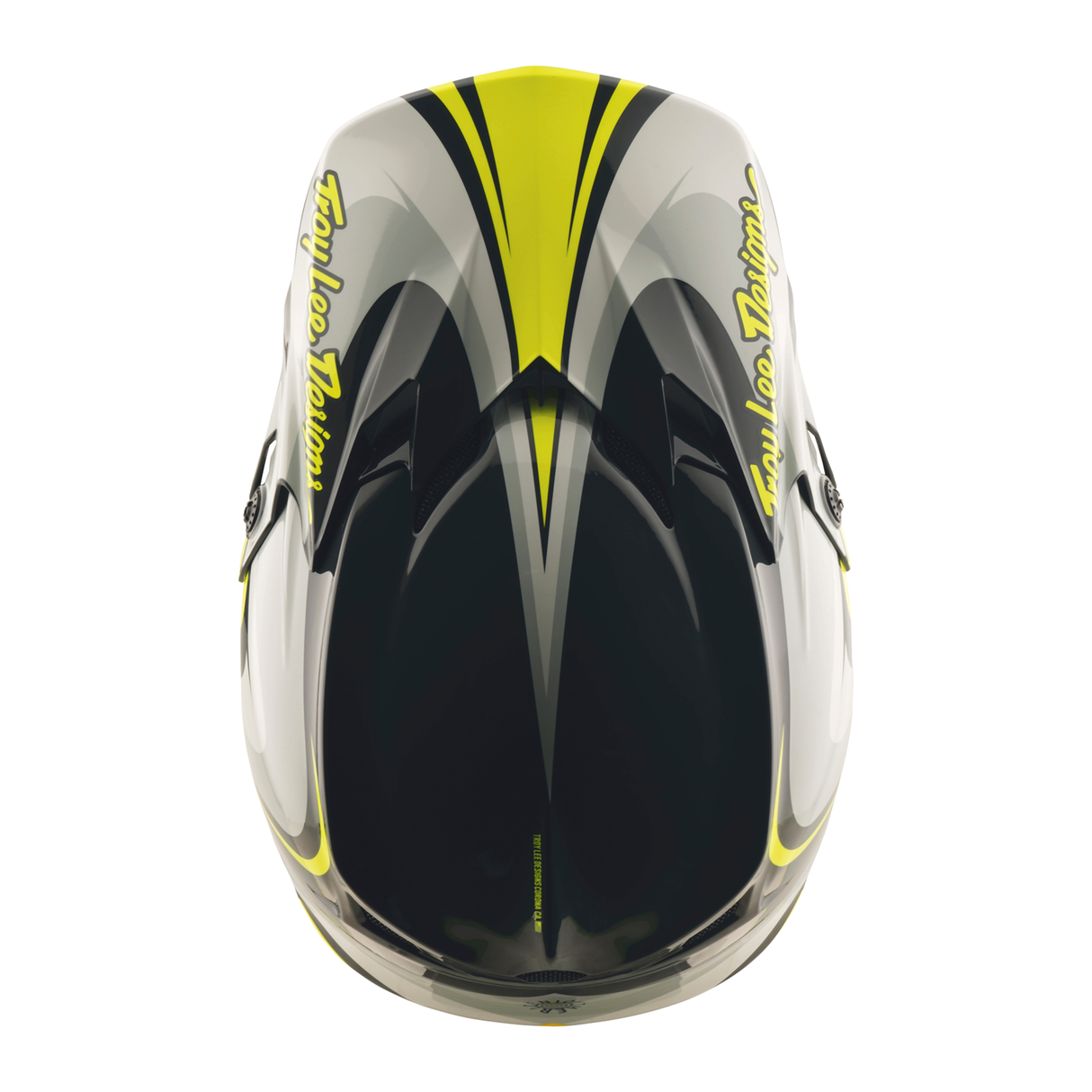Troy Lee Designs GP PRO Crossover Helmet - Grey / Flo Yellow