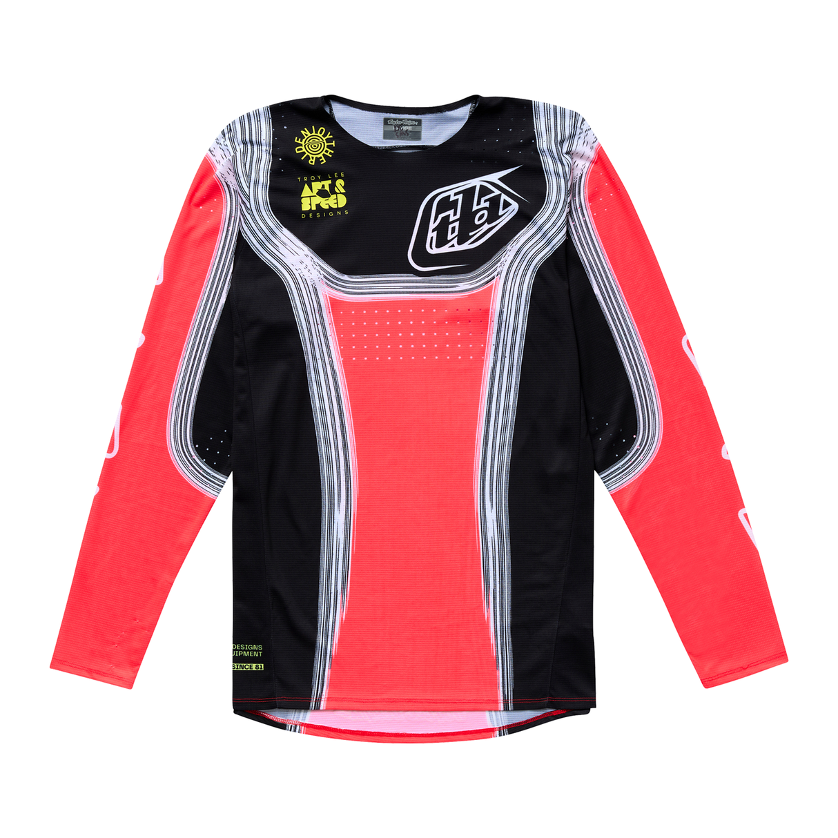 Troy Lee Designs SE Pro Stripes Jersey - Infra Red / Black