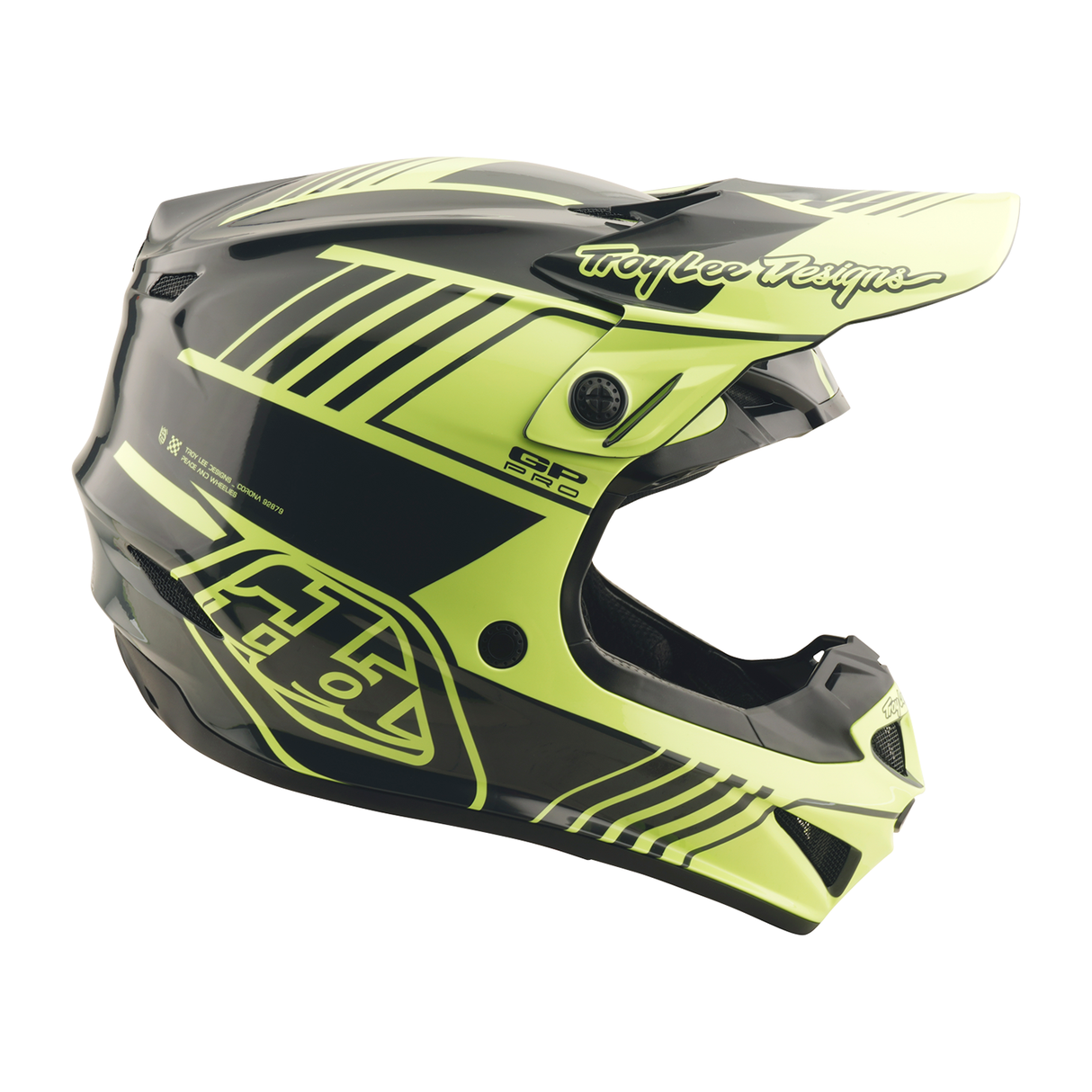 Troy Lee Designs GP PRO Youth Segment Helmet - Glo Yellow