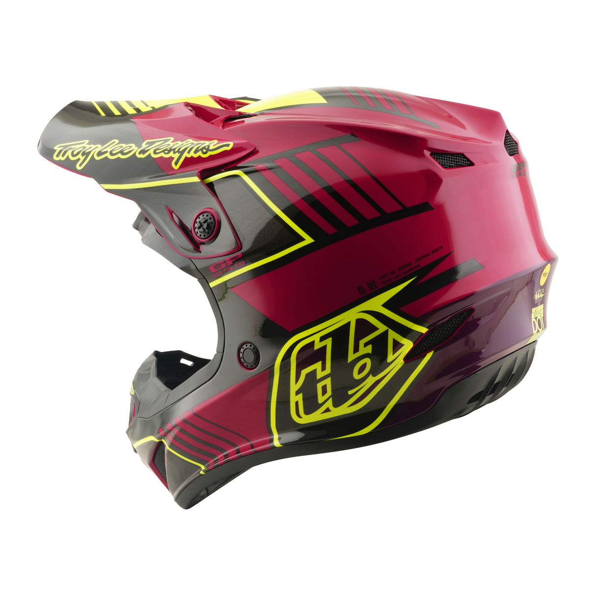 Youth GP PRO Helmet w/Mips Segment - Fuchsia