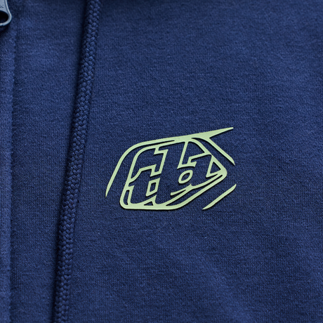 Zip Up Hoodie Badge - Navy/Sage