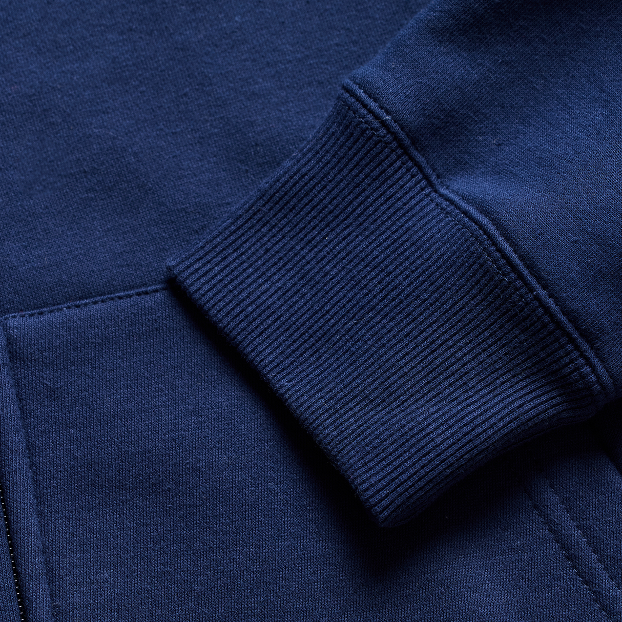 Zip Up Hoodie Badge - Navy/Sage