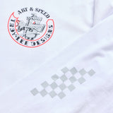 Long Sleeve Tee Carb Club - White
