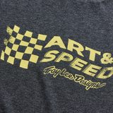 Short Sleeve Tee Finish Line - Black Heather