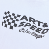 Short Sleeve Tee Finish Line - White
