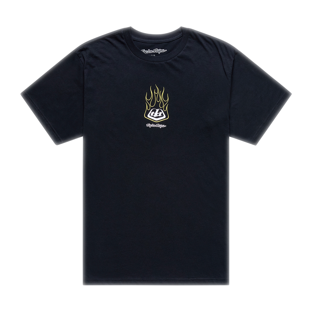 Short Sleeve Tee Flame2 - Black