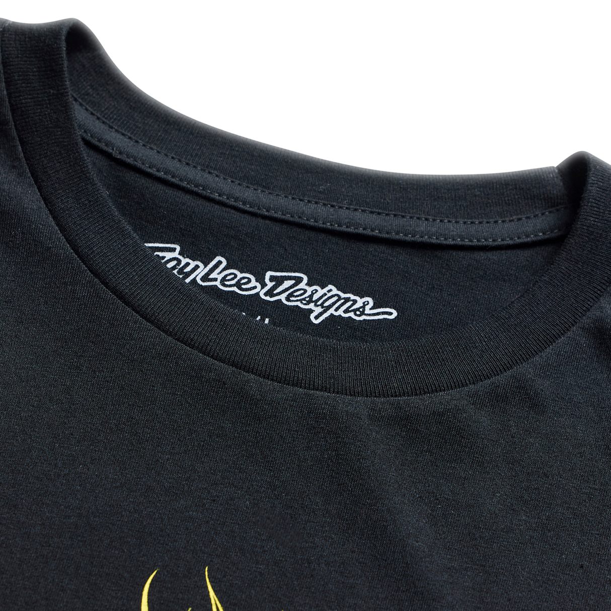 Short Sleeve Tee Flame2 - Black